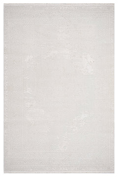 Classic Area Rug – Machine Made Cotton Soft Cream Color Rug with Durable Floor Covering