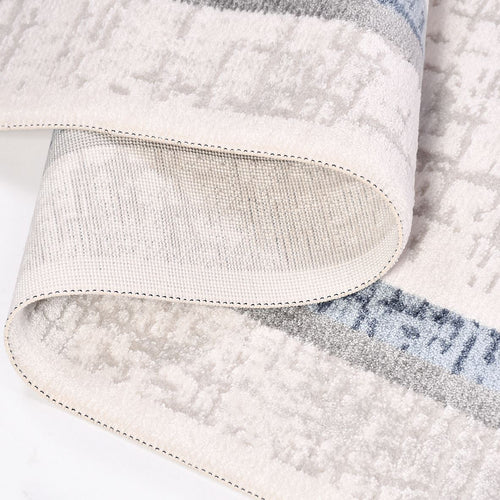 Annie Grey Frame Machine Made Area Rug