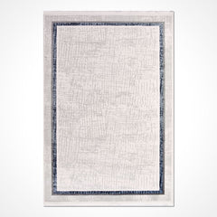 Annie Grey Frame Machine Made Area Rug