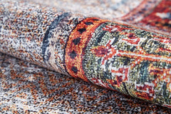 Apodaca Grey Geometric Digital Print Area Rug