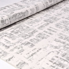 Modern Area Rug - Ariya Grey Machine Made Rug with 10mm Pile Height