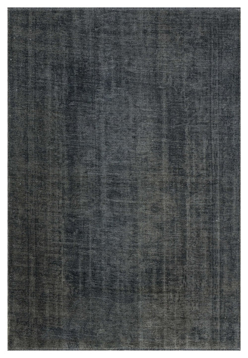 Modern Area Rug - Anthracite Color Machine Made Carpet for Living Room