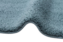 Blue Shaggy Area Rug – Arnoldstein Cotton Machine Made Carpet | Soft Textured, Dust Free