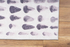 Beige Geometric Area Rug – Washable Non Slip Cotton Area Rug for Modern Living Room