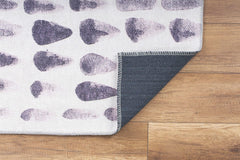 Beige Geometric Area Rug – Washable Non Slip Cotton Area Rug for Modern Living Room