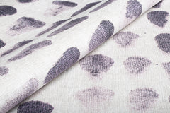 Beige Geometric Area Rug – Washable Non Slip Cotton Area Rug for Modern Living Room