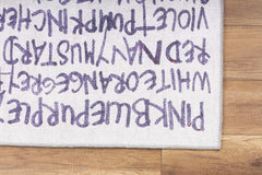 Digital Print Area Rug – Washable Non Slip Cotton Microfiber Rug for Living Room