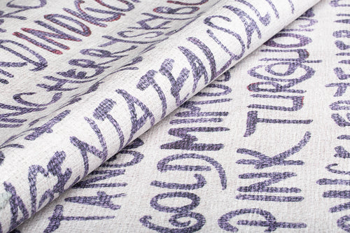 Digital Print Area Rug – Washable Non Slip Cotton Microfiber Rug for Living Room