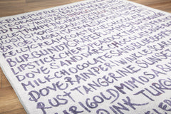 Digital Print Area Rug – Washable Non Slip Cotton Microfiber Rug for Living Room