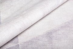 Geometric Cotton Area Rug – Washable Non Slip White Soft Microfiber Carpet