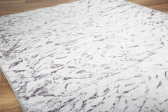 Modern Cotton Area Rug - Washable Non Slip White Soft Microfiber Carpet