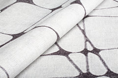 Digital Print Area Rug – Washable Non Slip Cotton Geometric Pattern Rug for Living Room