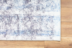 Modern Cotton Area Rug - Washable Non Slip White Soft Microfiber Carpet