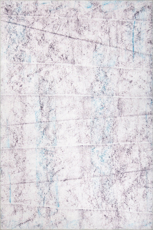 Modern Cotton Area Rug – Washable Non Slip Soft Microfiber Rug for Living Room