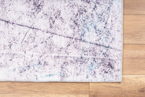 Modern Cotton Area Rug – Washable Non Slip Soft Microfiber Rug for Living Room