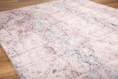 Modern Cotton Area Rug – Washable Non Slip Soft Microfiber Rug for Living Room