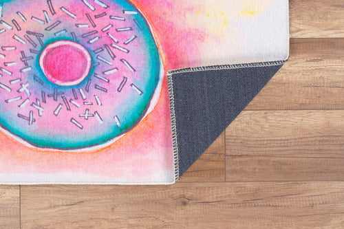 Kitchen Rug Washable Non Slip Cotton Mat - Soft Microfiber, Thick Cushioned Carpet