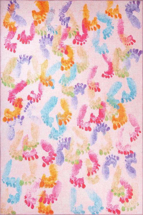 Kids Digital Print Rug - Washable Non Slip Thick Plush Cotton Microfiber Area Rug For Children