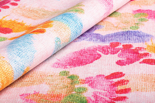 Kids Digital Print Rug - Washable Non Slip Thick Plush Cotton Microfiber Area Rug For Children