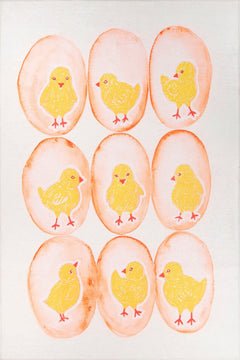 Kids Digital Print Rug – Washable Non Slip Yellow Polyester Yarn Soft Microfiber Carpet