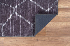 Digital Print Area Rug - Washable Non Slip Geometric Cotton Floor Rug