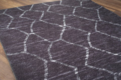 Digital Print Area Rug - Washable Non Slip Geometric Cotton Floor Rug
