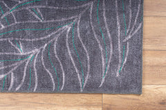 Digital Print Area Rug – Black Striped Cotton Soft Microfiber Carpet