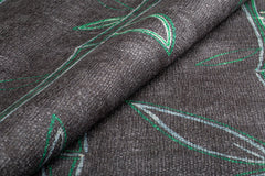 Digital Print Area Rug – Black Striped Cotton Soft Microfiber Carpet