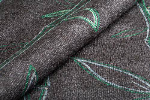 Digital Print Area Rug – Black Striped Cotton Soft Microfiber Carpet