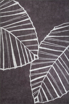 Washable Non Slip Digital Print Area Rug – Striped Cotton Microfiber Rug, Heavy Thick Carpet