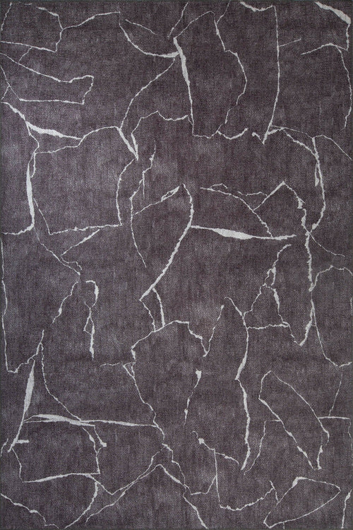 Modern Digital Print Rug - Washable Non Slip Cotton Area Rug for Living Room