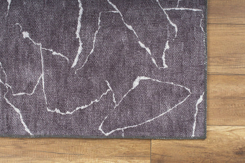 Modern Digital Print Rug - Washable Non Slip Cotton Area Rug for Living Room