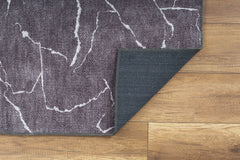 Modern Digital Print Rug - Washable Non Slip Cotton Area Rug for Living Room