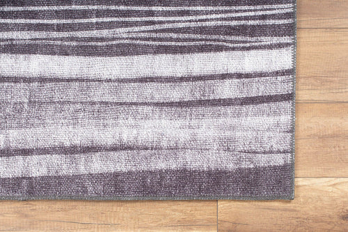 Digital Print Area Rug – Washable Non Slip Striped Cotton Soft Microfiber Rug