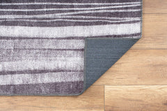Digital Print Area Rug – Washable Non Slip Striped Cotton Soft Microfiber Rug