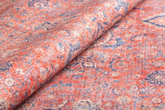 Red Medallion Area Rug – Washable Non Slip Cotton Area Rug for Living Room