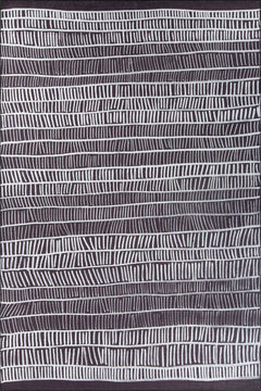 Purple Striped Area Rug - Washable Non Slip Cotton Area Rug for Living Room