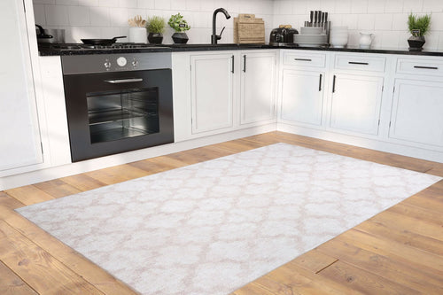 Digital Print Area Rug – Washable Non Slip Geometric Cotton Soft Microfiber Carpet