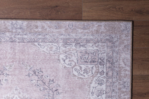 Southampton Beige Medallion Cotton Digital Print Area Rug
