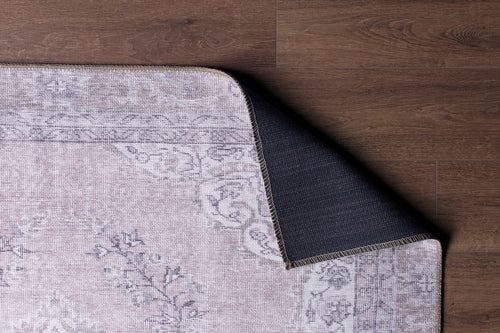 Southampton Beige Medallion Cotton Digital Print Area Rug