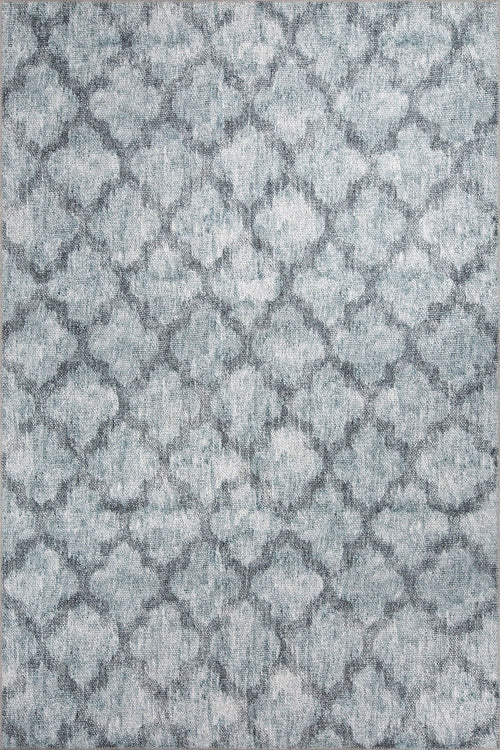 Geometric Area Rug – Washable Non Slip Cotton Area Carpet with Modern Design