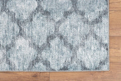 Geometric Area Rug – Washable Non Slip Cotton Area Carpet with Modern Design