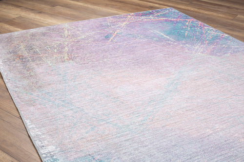 Modern Cotton Area Rug – Washable Non Slip Microfiber Polyester Carpet for Living Room