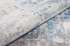 Modern Cotton Area Rug - Grey Soft Microfiber Washable Non Slip Carpet