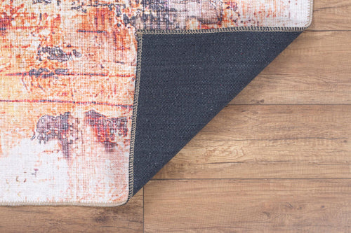 Modern Cotton Area Rug – Washable Non Slip Heavy Thick Polyester Woven Rug