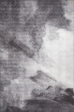 Modern Area Rug – Washable Non Slip Cotton Area Rug with Soft Microfiber Carpet