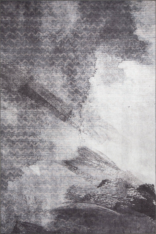 Modern Area Rug – Washable Non Slip Cotton Area Rug with Soft Microfiber Carpet