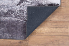 Modern Area Rug – Washable Non Slip Cotton Area Rug with Soft Microfiber Carpet