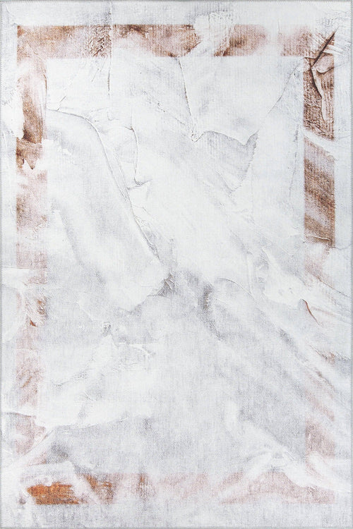 Modern Cotton Area Rug – Washable Non Slip Soft Microfiber Decorative Floor Covering