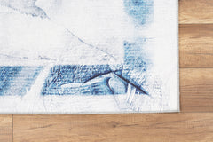 Modern Cotton Area Rug – Washable Non Slip Decorative Soft Microfiber Carpet